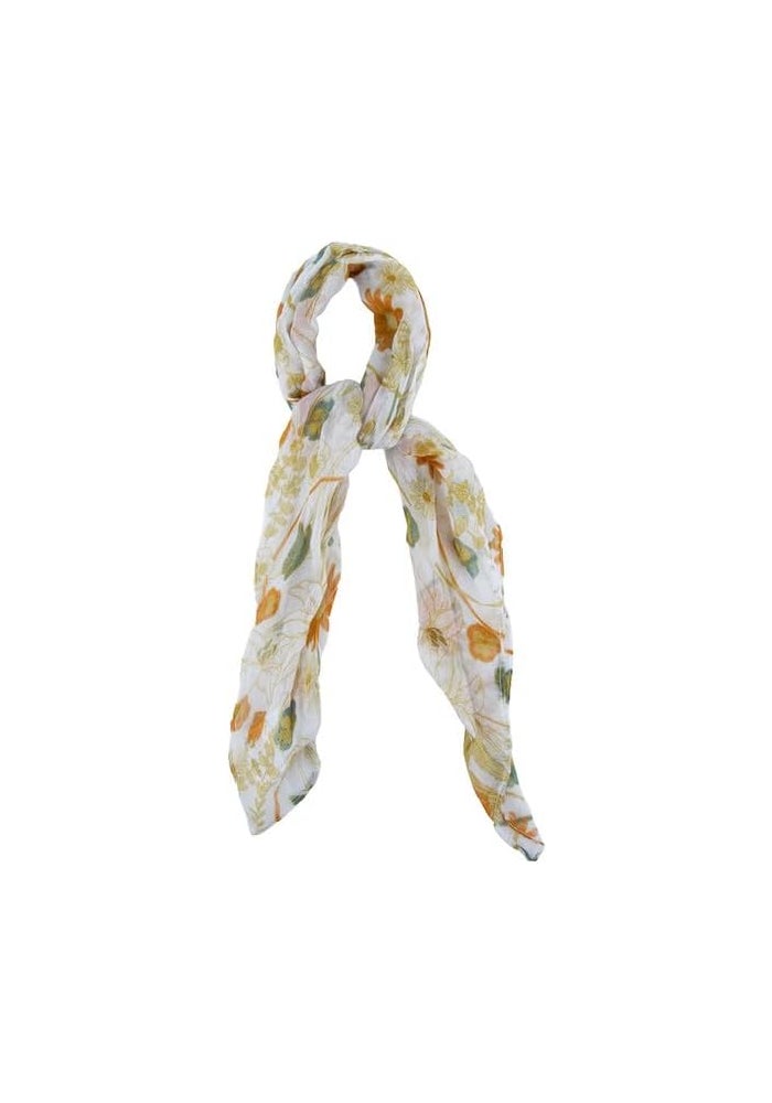 DAISO UV Cut Botanical Scarf - Green (60x60 cm)
